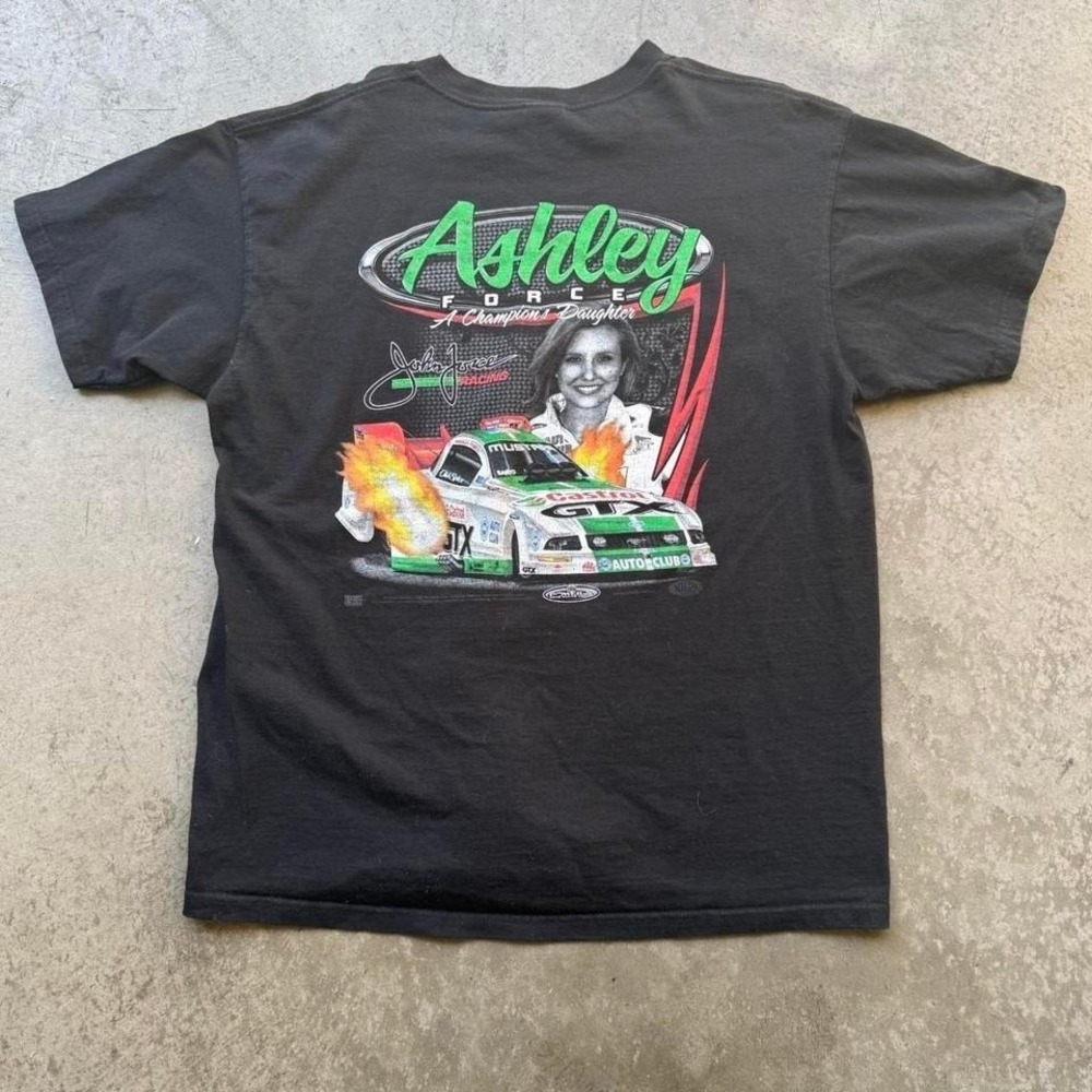 Early 2000s NASCAR Ashley Force Fire Car Racing Shirt Vintage